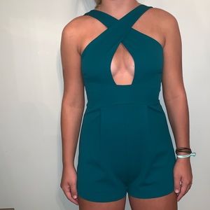 Teal romper